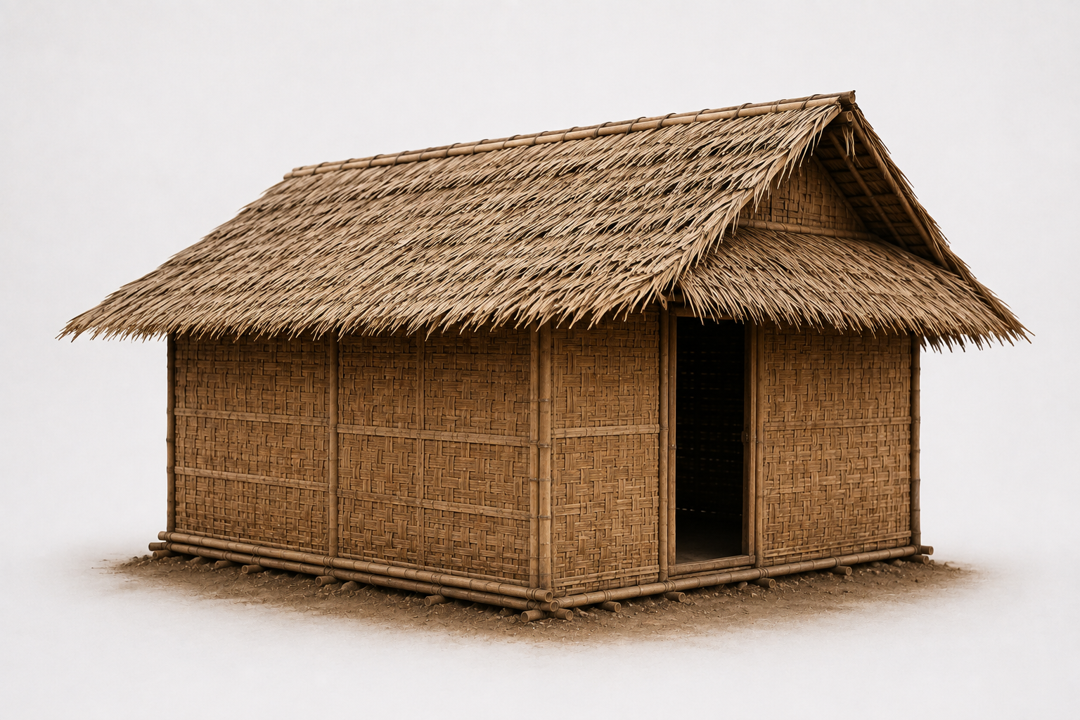 Maitta Ghór (Bamboo and Clay House) — Rohingya Research Foundation